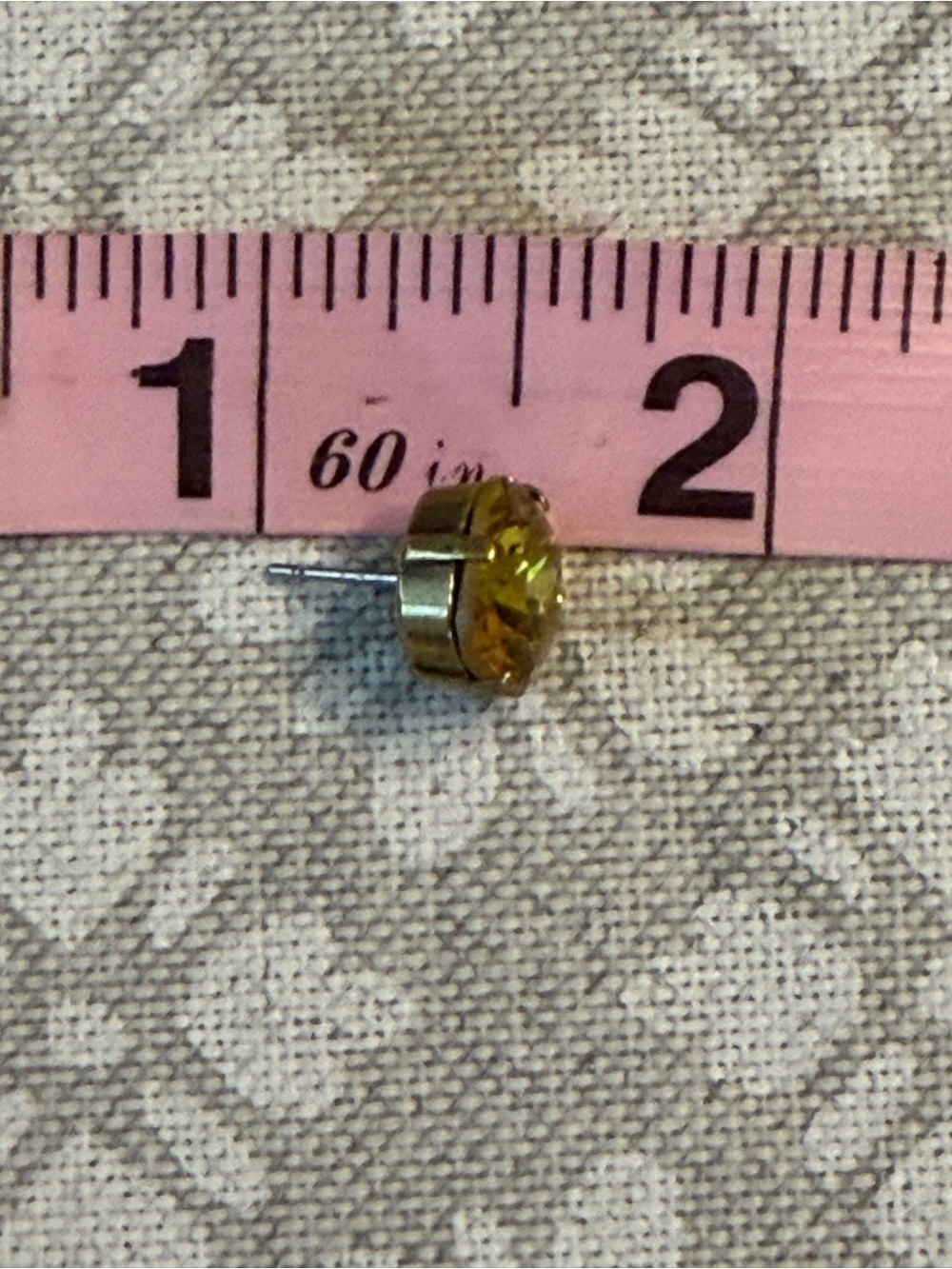 Sorrelli Halcyon Stud Earrings, Golden Yellow / Antique Gold (EDH25AGTNG), NWT - Picture 6 of 7